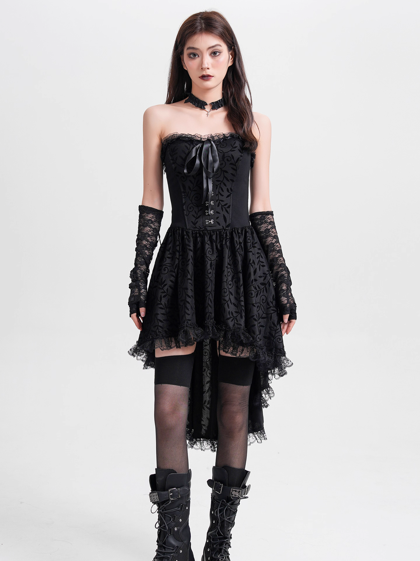 15 dresses black Yours Cruelly Corset Dress