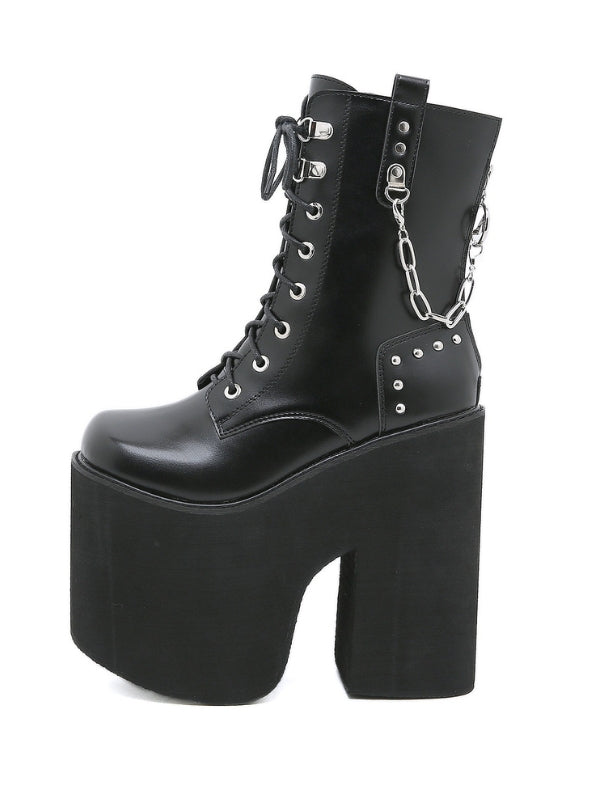 Kalma High Platform Boots