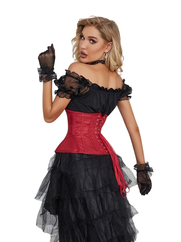 Vampire Red Underbust Corset