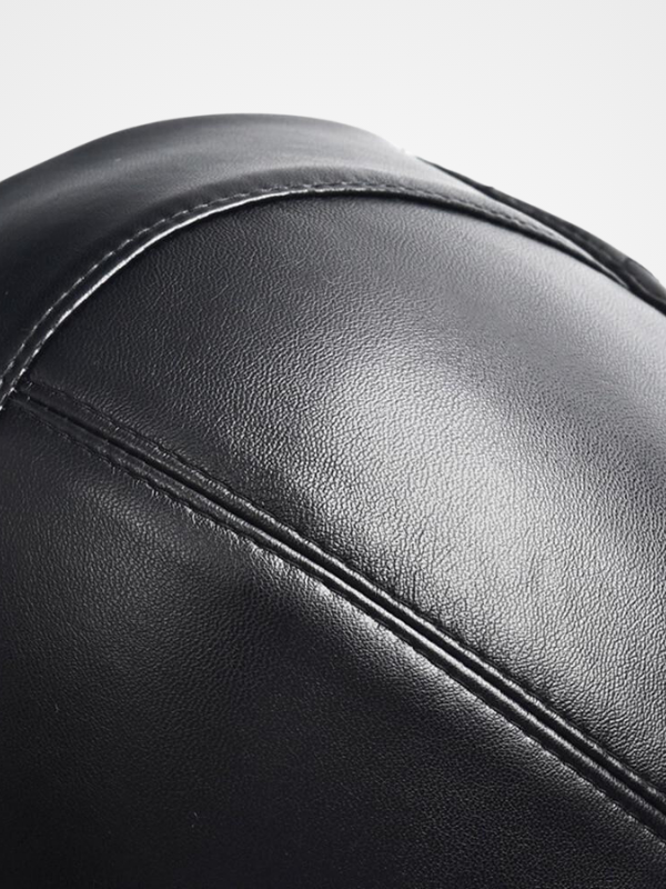 Women Sexy Leather Black Clubwear Crop Top - ovniki