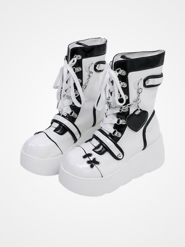 Boots Brusilla - White