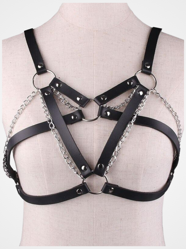 How To Wear A Leather Harness, Whether You're Going For Edgy Or