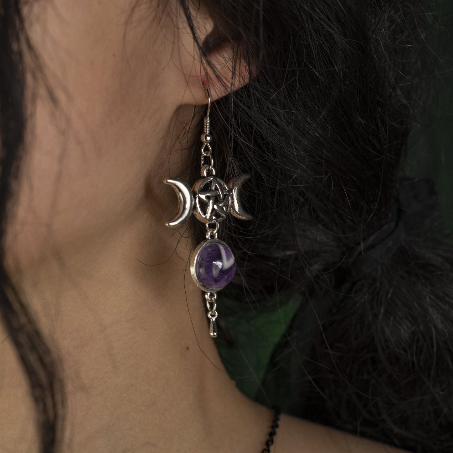 Earrings Purple Korra