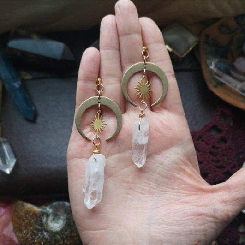 Earrings Crescent Sun - Ovniki