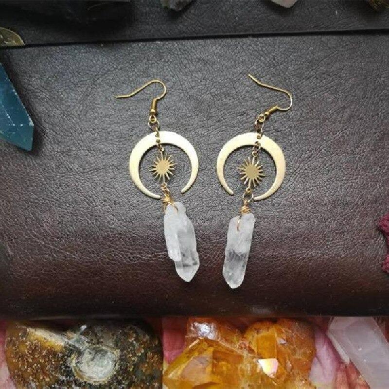 Earrings Crescent Sun - Ovniki