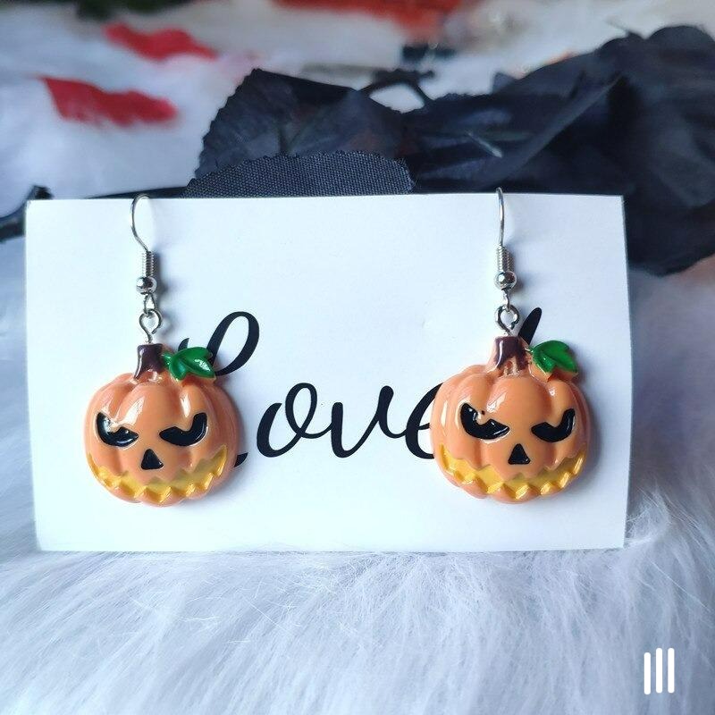 Earrings Happy Pumpkin - Ovniki