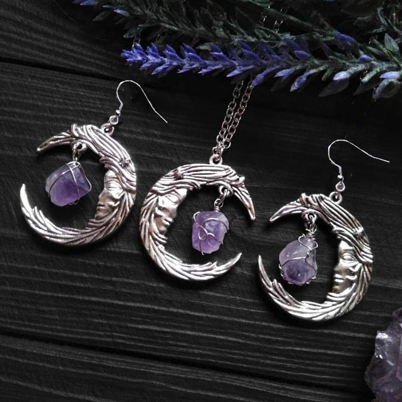 Pack Necklace + Earrings Mother Moon - Ovniki
