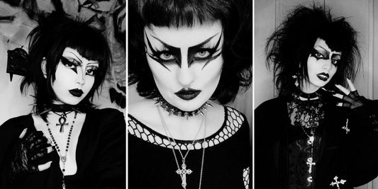 traditional goth, trad goth, trad goth makeup