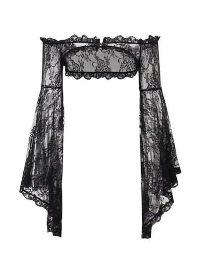 Off-Shoulder Lace Bolero