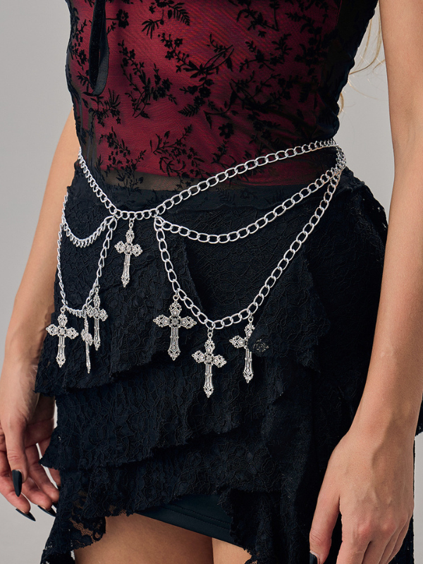 Amaryllis Cross Chain Belt