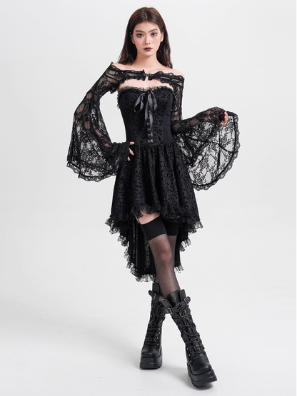 Off-Shoulder Lace Bolero