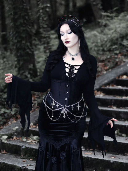 Titania Floral Long Skirt