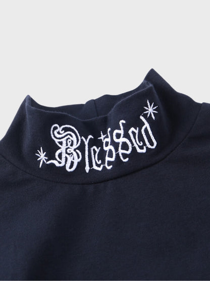 Gothic Black Bodycon Long Sleeve Crop Tops - ovniki
