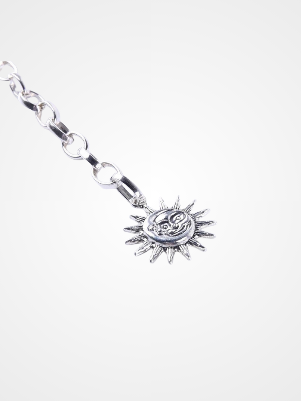 Gothic Punk Star and Moon shaped Casual Chain Belt_ovniki