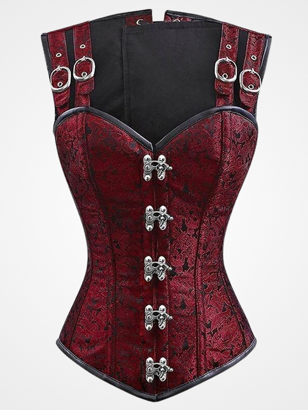 Gothic Steampunk Overbust Steel Bones Corset - ovniki