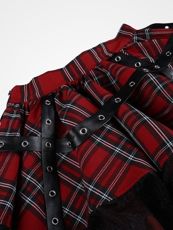 Gothic Style Sexy Ladies A-line Mini Skirt - ovniki