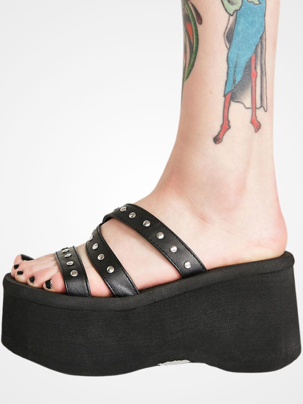 Gothic Style Vampire Cosplay Platform Wedges Shoes - ovniki