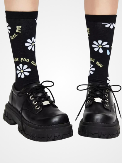 Gothic Tenis Feminino Genuine Leather Shoes - ovniki