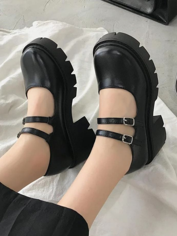 Japanese Style Girls High Heel Student Shoes - ovniki