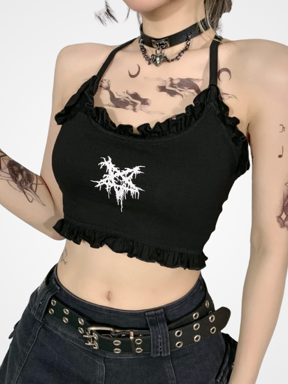Pastel Goth Sexy Aesthetic Strapless Crop Tops - ovniki