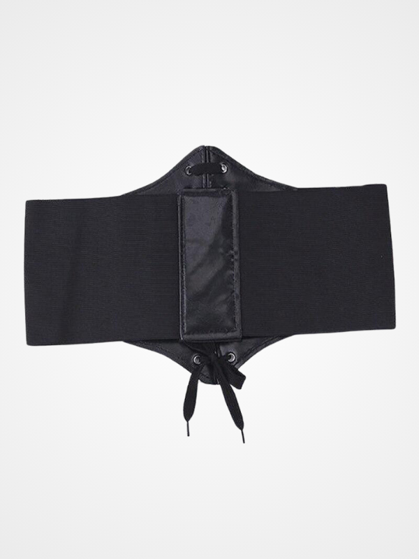 Underbust Roses Elastic Sexy Bridal Leather Corsets - ovniki