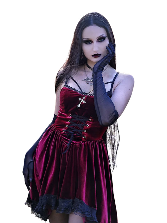 Vampire High-Low Dress