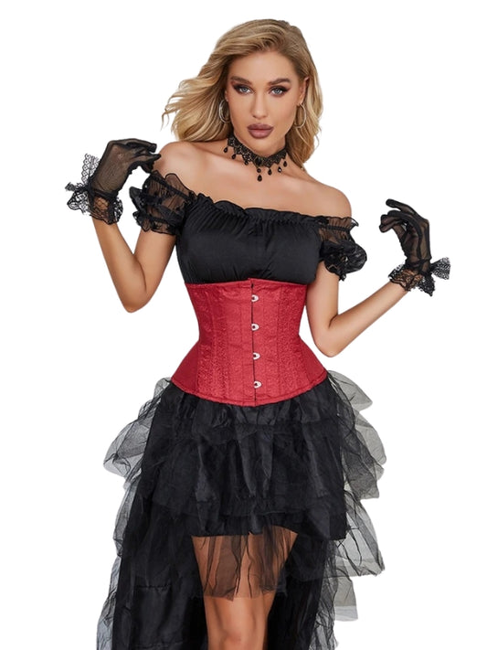 Vampire Red Underbust Corset