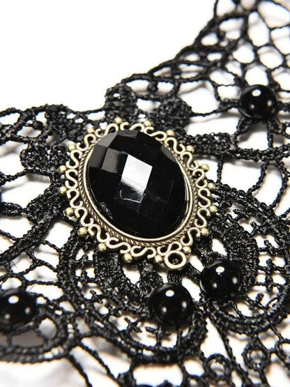 Victorian Gothic Lace Necklace