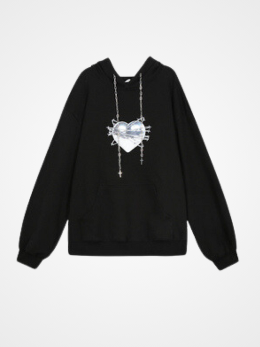 Vintage Punk Oversize Hip Hop Hoodies - ovniki