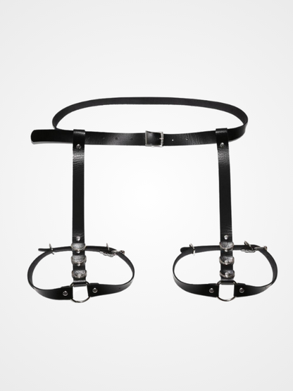 Women' Gothic Leg Ring Leather Sexy Belt_ovniki