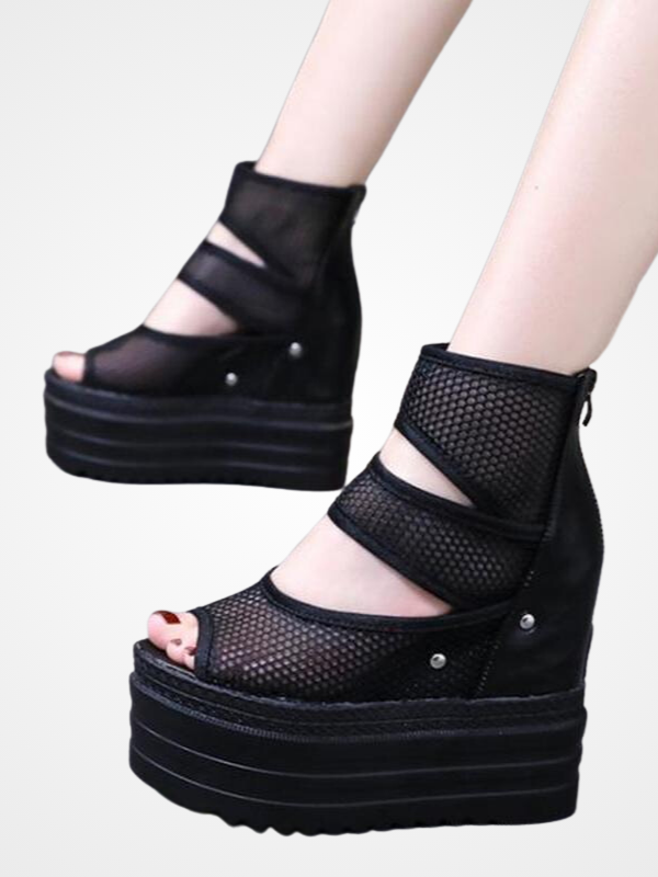 Women Peep Toe Rome Gladiator Sandal - ovniki