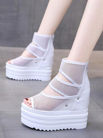 Women Peep Toe Rome Gladiator Sandal - ovniki