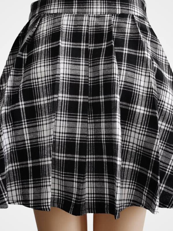 Women Streetwear Buttons Side Open Mini Skirts - ovniki