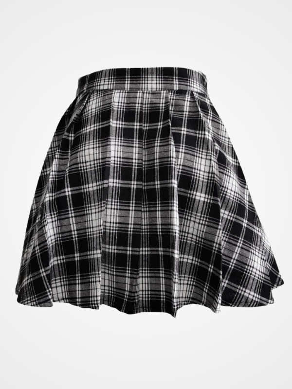 Women Streetwear Buttons Side Open Mini Skirts - ovniki