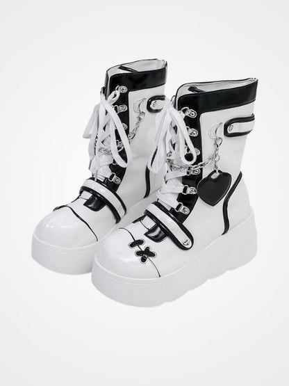 Boots Brusilla - White