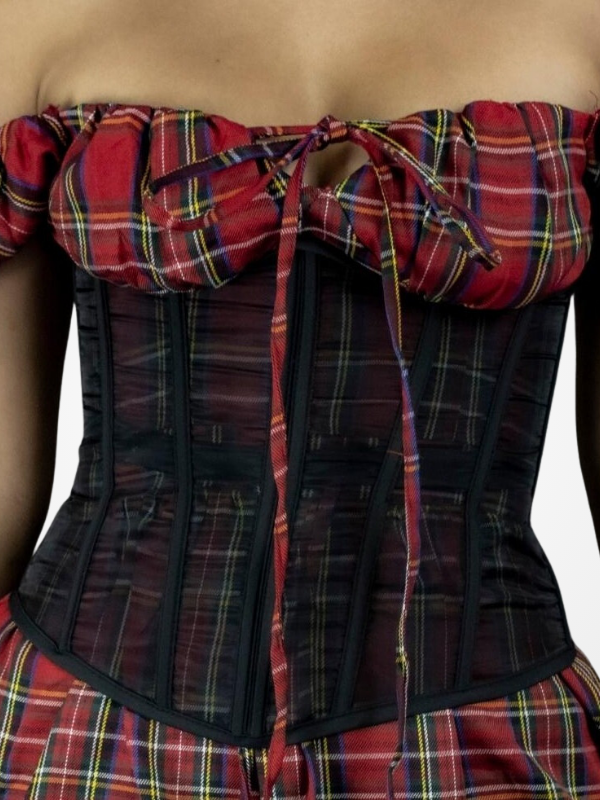 Women's Crisscross Lace-Up Bandage Corset - ovniki