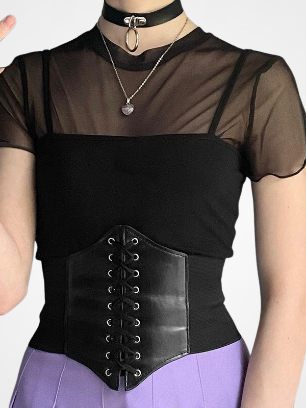 Women's Elastic Waist Belt Retro Palace Style Corset - ovniki