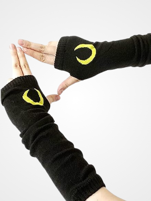 Women's Goth Elastic Moon Elbow Armwarmers_ovniki