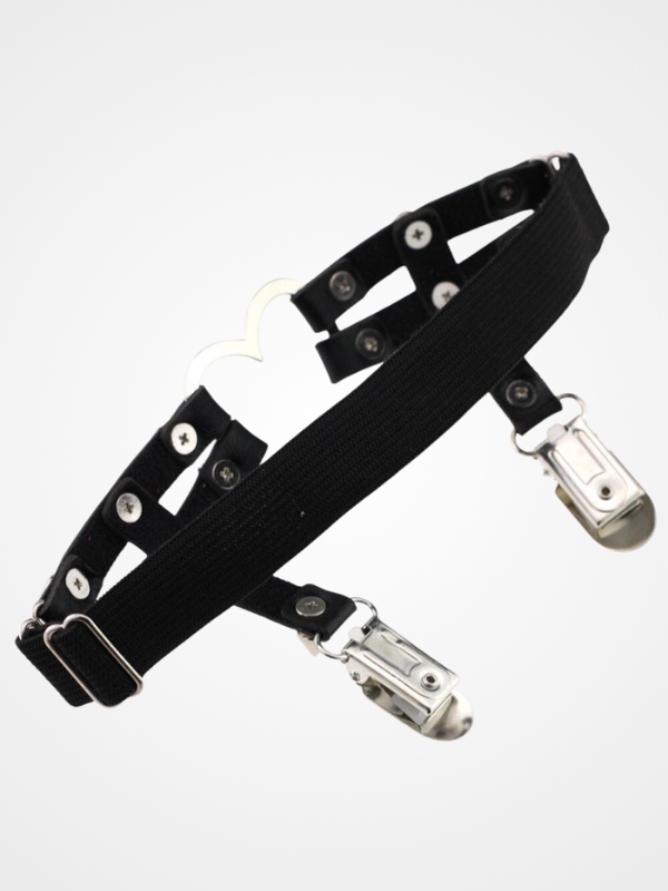 Women's Gothic Heart Thigh Ring Party Garter_ovniki