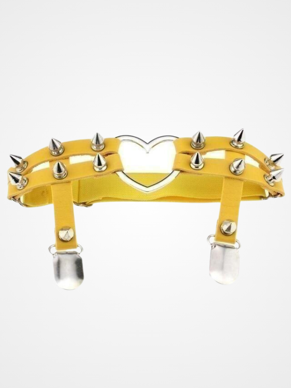 Women's Gothic Heart Thigh Ring Party Garter_ovniki