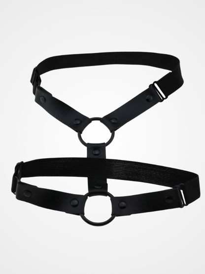 Women's Gothic Leg Garter Grunge Sexy Harness Belt_ovniki