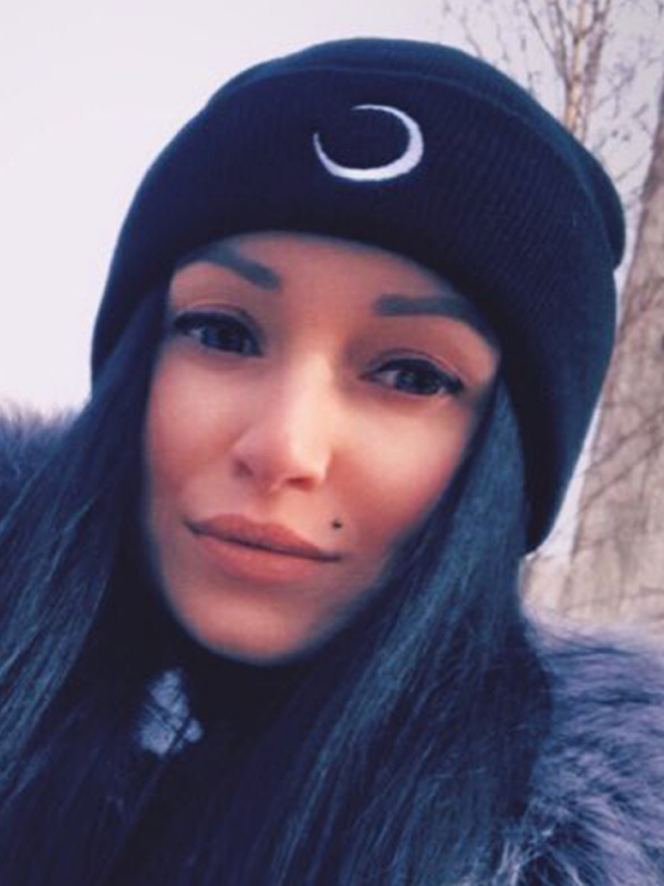 Women's Hip Hop Moon Embroidery Winter Beanie_ovniki