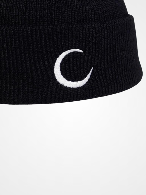 Women's Hip Hop Moon Embroidery Winter Beanie_ovniki