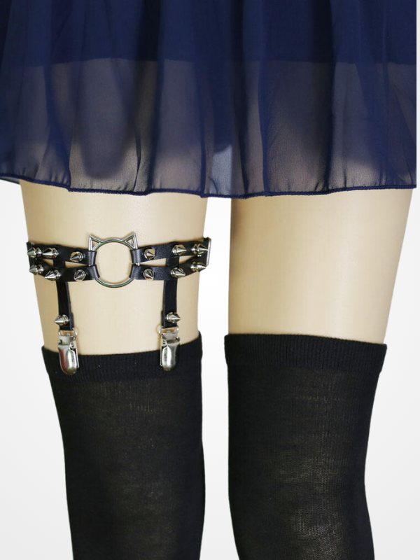 Women's Punk Garter Cat Leg Chain Sexy Belt_ovniki