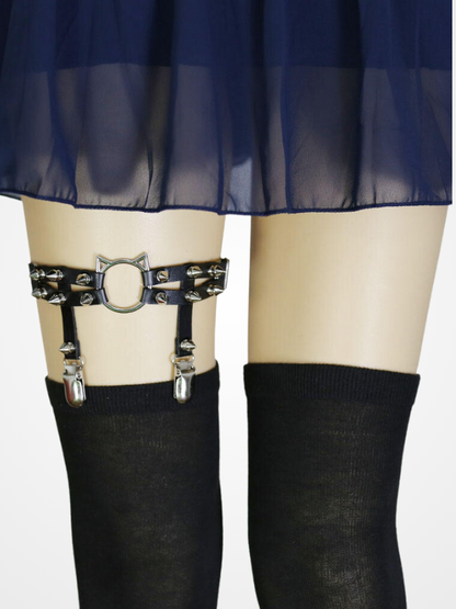 Women's Punk Garter Cat Leg Chain Sexy Belt_ovniki