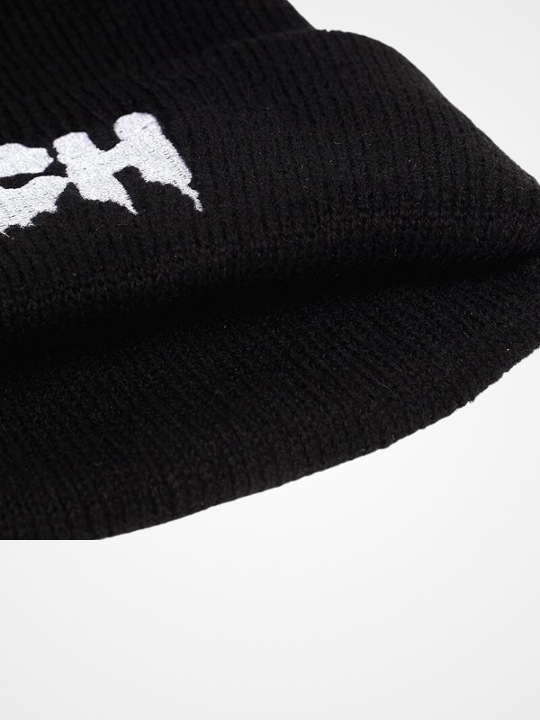 Women's Winter Witch Embroider Warm Beanie_ovniki