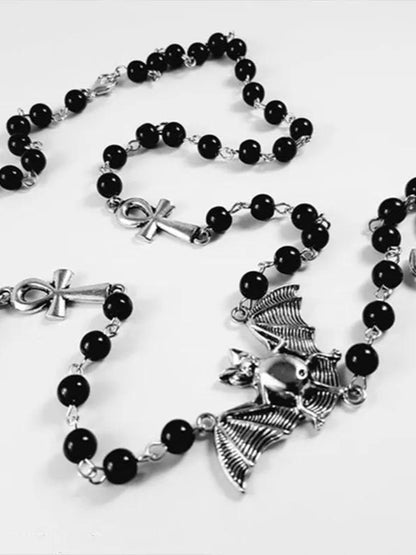 Cross Bat Necklace