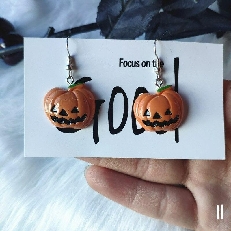 Earrings Happy Pumpkin - Ovniki