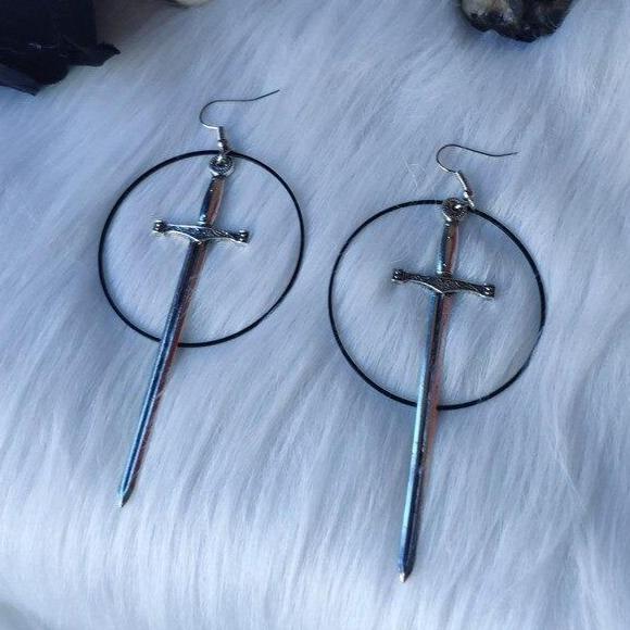Earrings Lord of Pagans Silver - Ovniki