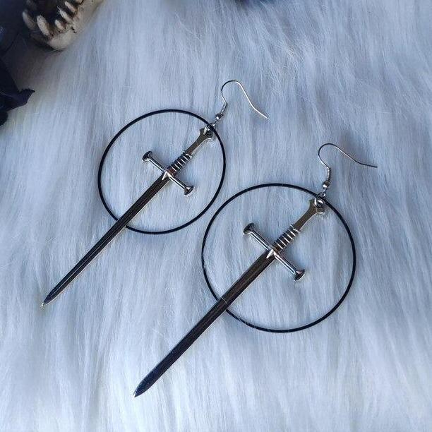 Earrings Lord of Pagans Silver - Ovniki